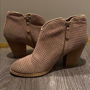 Tan bootie